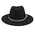 cheap Party Hats-Hats Wool Acrylic Fedora Hat Formal Wedding Cocktail Royal Astcot Simple Classic With Metallic Buckle Pure Color Headpiece Headwear