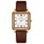 cheap Quartz Watches-Sanda Women Square Quartz Watch Luxury Brand Women Leather Watch 2023 Fahion Clock Simple Black Rose Gold Quartz Wristwatch