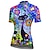 cheap Women&#039;s Jerseys-21Grams Women&#039;s Cycling Jersey Short Sleeve Bike Top with 3 Rear Pockets Mountain Bike MTB Road Bike Cycling Breathable Moisture Wicking Quick Dry Reflective Strips Yellow Blue Orange Graphic Sports
