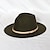 Χαμηλού Κόστους Καπέλα για Πάρτι-Καπέλα Μαλλί / Ακρυλικό Ρεπούμπλικα Επίσημο Γάμου κοκτέιλ Royal Astcot Απλός Με Καθαρό Χρώμα Ακουστικό Καπέλα