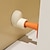 abordables Crochets et fixations-Butée de porte anti-collision butée de porte en silicone créative butée de porte supérieure de toilette sans poinçonnage nouvelle butée de porte de toilette silencieuse
