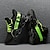 cheap Men&#039;s Sneakers-Men&#039;s Women&#039;s Sneakers Running Shoes Athletic Blade Type Lace up Non-slip Cushioning Breathable Lightweight Soft Basketball Running Rubber Knit Summer Spring Forest Green Black White Yellow