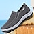 cheap Men&#039;s Slip-ons &amp; Loafers-Men&#039;s Loafers &amp; Slip-Ons Comfort Shoes Walking Classic Casual Outdoor Daily Mesh Breathable Loafer Black Grey Summer Spring