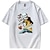 voordelige Cosplay anime hoodies en T-shirts voor dagelijks gebruik-One Piece Trafalgar wet T-Shirt Grafisch Voor Voor Stel Voor heren Dames Volwassenen Heet stempelen