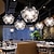 ieftine Lumini pandantive-LED pandantiv 60cm design cu flori candelabru modern din acril pendanta iluminare rafinata de tavan plafoniera decorativa pentru camera de zi hol dormitor