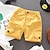 זול מכנסיים וחצאיות-ילדים בנים שורטים צבע אחיד ייבוש מהיר מִכְנָסַיִים קְצָרִים בית הספר כותנה מקסים יומי צהוב פול אפור אמצע המותניים
