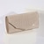 cheap Clutches &amp; Evening Bags-Women&#039;s Evening Bag Clutch Bags Polyester for Evening Bridal Wedding Party with Chain in Solid Color Silver Black Champagne