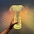 baratos Candeeiros de Mesa-Lâmpada de água-viva criativa moderna candeeiro de mesa recarregável de cristal luzes noturnas toque de cogumelo dimmer lâmpada rgb 16 cores para mesa de casa decoração de cabeceira iluminação