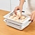 זול כלים לביצים-ארגונית מטבח תלויה מקרר תיבת אחסון פירות ביצים סוג מגירה מזון פריך אביזרי מטבח מקרר ארגונית מדף