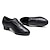 Недорогие Обувь для латиноамериканских танцев-женская обувь для латины современная обувь танцевальная обувь выпускной бальные танцы на шнуровке раздельная подошва на резиновой подошве толстый каблук закрытый носок на шнуровке взрослые черные