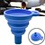 cheap Vehicle Repair Tools-StarFire Portable Collapsible Car Silicone Funnel Long Neck Funnel Silicone Folding Funnel Small Funnel