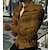 billiga grafiska skjortor för män-Herr Skjorta Grafisk skjorta Bokstav Nedvikt Vit Rubinrött Blå Brun Grön 3D-tryck Utomhus Gata Långärmad Mönster Button-Down Kläder Mode Designer Ledigt Andningsfunktion