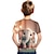 billiga pojkes 3d t-shirts-mode bokstavsmönster tryckt kortärmad t-shirt mode 3d-tryckta färgglada skjortor för pojkar och flickor