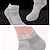preiswerte Herrensocken-Herren 3 Paare Socken Ankle Socken Sportsocken Niedrig geschnittene Socken Schwarz Weiß Farbe Glatt Outdoor Freizeitskleidung Urlaub Dünn Frühling Sommer Modisch Sport