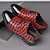 levne Pánské oxfordky-Pánské Boty Oxfordské Derby Boty Kožené boty Společenské boty Oblékání módy Chůze Obchodní Čínské vzory Bristké Vánoce Denní Kůže Syntetický Teplý Šněrování Tmavě červená Černá Modrá Jaro Podzim