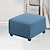 cheap Ottoman Cover-Stretch Ottoman Cover Square Ottoman Slipcovers Furniture Protector Folding Storage Stool Furniture Protector Soft Slipcover with Elastic Bottom