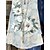 cheap Women&#039;s Tops-Women&#039;s Tank Top White Blue Floral Print Sleeveless Casual Holiday Basic Round Neck Regular Floral S