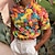 cheap Men&#039;s Cuban Collar Polos-Men&#039;s Golf Shirt Short Sleeve Candy Print Casual Optical Illusion Turndown Tops Green Black Blue Gray Rainbow 3D Print Daily Button-Down Print  Fashion Designer Breathable / Sports