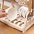 preiswerte Küchen-Aufbewahrung-Küchengeschirrschale Abtropfregal mit Stäbchenkäfig Haushaltsgeschirr Organizer Tablett Box Korb