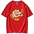tanie Bluzy i t-shirty cosplay casualowe-One Piece Monkey D. Luffy Koszulkowy Graficzny Na Dla par Męskie Damskie Dla dorosłych Tłoczenie na gorąco