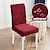 cheap Dining Chair Cover-Water Repellent Dining Chair Cover Stretch Chair Seat Slipcover Spandex with Elastic Bottom Protector for Dining Room Wedding Ceremony Durable Washable