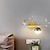 Недорогие Хрустальные настенные бра-светодиодный настенный светильник спальня прикроватная лампа скандинавский простой гостиная фон стена современный коридор балкон кабинет творческий свет роскошный настенный светильник