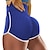 cheap Active shorts-Women&#039;s Running Shorts Workout Shorts Stripe High Waist Shorts Athletic Athleisure Cotton Butt Lift Breathable Moisture Wicking Yoga Fitness Gym Workout Sportswear Activewear Wine Black Blue