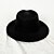 זול כובע מסיבות-כובעים צמר / אקרילי כובע פאדורה רשמי חתונה פשוט קלסי עם נוצות כיסוי ראש כיסוי ראש