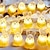 billige LED-kædelys-påske indretning slyngelys 2m 20leds batteridrevet kanin radise kobbertråd led fe string lys til påske hjem havedekoration krans lys