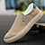 voordelige Herensneakers-Voor heren Sneakers Jurk instappers Wandelen Casual Dagelijks Canvas Ademend Leegloper Zwart Wit Groen Lente Herfst