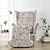 abordables Cubierta de sillón y silla sin brazo-Funda elástica para silla con respaldo, fundas para silla de ala con funda para cojín de asiento, fundas para sillón con respaldo jacquard de spandex para silla strandmon de ikea