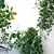 preiswerte Künstliche Blumen-1pc immergrüne Pflanze hängende Dekoration Rattan künstliche fünfblättrige Rattan-Kunststoff-Pflanzendekoration ist für die Wanddekoration im Innen- und Außenbereich geeignet