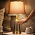 ieftine lampă de noptieră-lampă de masă dormitor european creativă romantică caldă americană modernă la atingere simplă nordică lampă de noptieră de lux