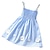 cheap Dresses-Kids Girls&#039; Dress Plaid Flower Sleeveless School Outdoor Ruched Adorable Sweet Cotton Summer Dress Summer Spring 3-6 Y Blue daisy Red daisy