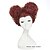 cheap Synthetic Wig-Synthetic Wig Curly With 2 Ponytails Machine Made Wig Short Wine Red Synthetic Hair Women&#039;s Soft Classic Easy to Carry Burgundy