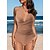 cheap Women&#039;s Swimwears-Women&#039;s Swimwear One Piece Normal Swimsuit Ruched Solid Color Black Pink Army Green Blue Orange Bodysuit Bathing Suits Sports Beach Wear Summer