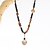 cheap Men&#039;s Necklaces-1PC Pendant Necklace Beaded Necklace For Men&#039;s Women&#039;s Street Gift Daily Wooden Cord Retro Buddha