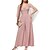 cheap Women&#039;s Jumpsuits-Women&#039;s Jumpsuit Mesh Beaded Solid Color Square Neck Streetwear Office Work Regular Fit Long Sleeve Pink S M L Summer