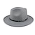 זול כובע מסיבות-כובעים צמר / אקרילי כובע פאדורה רשמי חתונה קוקטייל רויאל אסטקוט פשוט עם צבע טהור כיסוי ראש כיסוי ראש