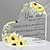 cheap Statues-Good Friends Family Proverbs God Faith Christian Beautiful sunflower Heart-shaped Acrylic gift Christmas Birthday Home Decoration Collectibles