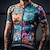 cheap Men&#039;s Jerseys-21Grams Men&#039;s Cycling Jersey Short Sleeve Bike Top with 3 Rear Pockets Mountain Bike MTB Road Bike Cycling Breathable Moisture Wicking Quick Dry Reflective Strips Blue Orange Green Graphic Polyester