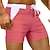 cheap Men&#039;s Boxer Swim Trunks-Men&#039;s Swimwear Swim Shorts Swim Trunks Shorts Pocket Plain Comfort Breathable Holiday Going out Hawaiian Boho Pink Red