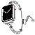 cheap Apple Watch Bands-Jewelry Bracelet Compatible with Apple Watch band 38mm 40mm 41mm 42mm 44mm 45mm 49mm Women Bling Diamond Stainless Steel Rhinestone Strap Replacement Wristband for iwatch Series Ultra 8 7 6 5 4 3 2 1