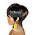 cheap Synthetic Wig-Pixie Cut Wigs for Black Women Human Hair Short Layered Cut Wigs with Bangs Brazilian Ombre Wigs Black with Brown 1B/30 Color Short Pixie Cut Wigs for Black Women Full Machine Made