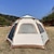 cheap Picnic &amp; Camping Accessories-5 person Camping Tent Family Tent Pop up tent Outdoor Waterproof UV Sun Protection Windproof Automatic Camping Tent 1000-1500 mm for Fishing Climbing Beach Oxford Cloth 320*275*150 cm