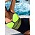 저렴한 원피스-여성용 수영복 한 조각 보통 수영복 한 색상 컬러 블럭 신속한 건조 블랙 블러슁 핑크 클로버 로즈 레드 바디 슈트 수영복 비치 웨어 여름 스포츠