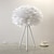 tanie lampka nocna-lampa stołowa dekoracyjna nowoczesna współczesna / styl skandynawski zasilacz led do sypialni / pokoju dziewczyn metal 220-240v biały