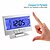 cheap Smart Trackers-Intelligent Digital Clock Voice Control Snooze Backlight Creative Electronic Clock With Thermometer Weather Station Display Calendar Student Bedside Alarm Clock Wireless Temperature Humidity Meter