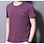 cheap Men&#039;s Casual T-shirts-Men&#039;s T shirt Tee Plain Crew Neck Sports Holiday Short Sleeve Clothing Apparel Casual Comfortable