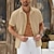 Χαμηλού Κόστους Αντρικά Πουκάμισα-Ανδρικά Καλοκαιρινό πουκάμισο Πουκάμισο παραλίας Μαύρο Λευκό Θαλασσί Κοντομάνικο Σκέτο Απορρίπτω Καλοκαίρι Causal Καθημερινά Ρούχα